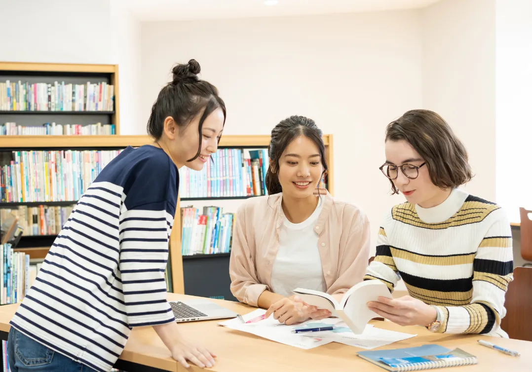 外国籍学生の積極的サポートイメージ