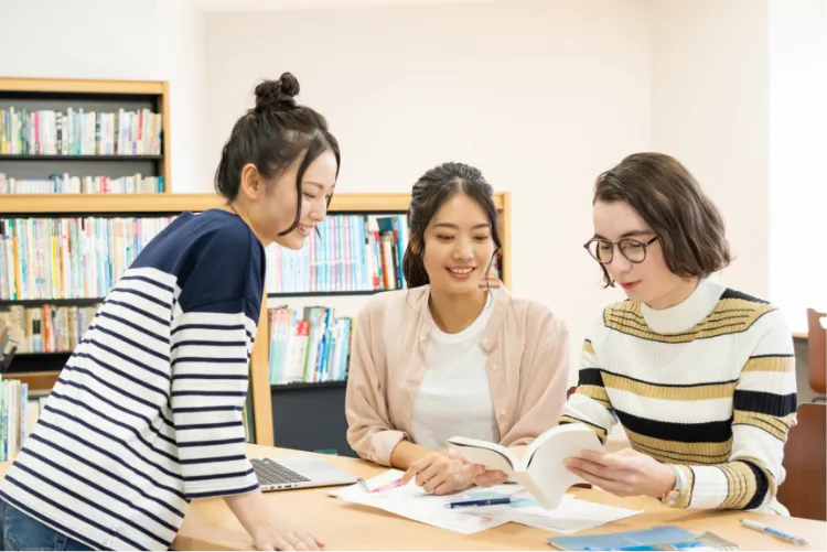 外国籍学生の積極的サポートイメージ